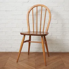 ercol フープバックチェア 4本 スポーク アーコール ダイニングチェア 英国 ヴィンテージ 曲木 椅子 エルム 天然木 イギリス 88687のサムネイル
