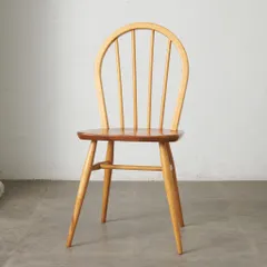 ercol フープバックチェア 4本 スポーク アーコール ダイニングチェア 英国 ヴィンテージ 曲木 椅子 エルム 天然木 イギリス 88696のサムネイル