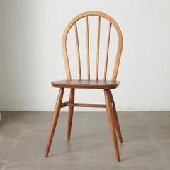 ercol フープバックチェア 4本 スポーク アーコール ダイニングチェア 英国 ヴィンテージ 曲木 椅子 エルム 天然木 イギリス 89467のサムネイル