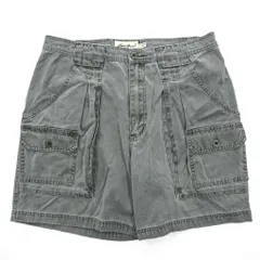 Eddie Bauer 90年代 ヴィンテージ ブッシュ カーゴショーツ ショートパンツ L グレー マルチポケットのサムネイル