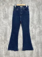 FREE'S MART フリーズマート 内スリット ベルボトム デニムパンツ sizeS/青  ■■ レディースのサムネイル