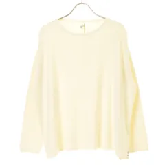 【GRIN】8191K-008 コットンナイロンシルクワイドニットプルオーバー長袖ニットセーターのサムネイル