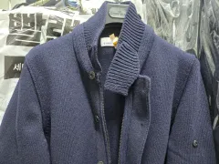 STONE ISLAND ストーンアイランド ウールニットカーディガン ネイビーのサムネイル