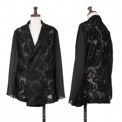 トリココムデギャルソンtricot COMME des GARCONS エンブロイダリーレースプルオーバージャケット 黒M位のサムネイル