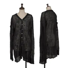 ジュンヤワタナベ コムデギャルソンJUNYA WATANABE COMME des GARCONS メッシュニットカーディガン 黒M位のサムネイル