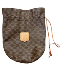 ★【小物】CELINE　マカダム　ヴィンテージ　巾着ポーチのサムネイル