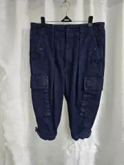 BEAMS 빔즈 デニム カーゴ ハーフパンツ (2318)のサムネイル