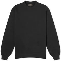 ビームス プラス メンズ アウター パーカー・スウェット シャツ Beams Plus Crew Sweatshirt Black ブラックのサムネイル