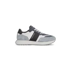カルバンクライン メンズ シューズ スニーカー スエード Calvin Klein Suede Trainers WhtGraniteMagのサムネイル