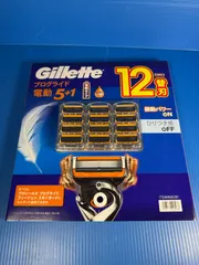 新品　ジレット プログライド 電動タイプ 髭剃り カミソリ 替刃12個のサムネイル