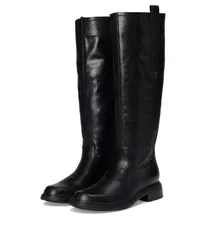 ナチュライザー レディース シューズ ブーツ・レインブーツ Naturalizer Ontime Narrow Calf Knee High Boots Black Leather ブラックのサムネイル