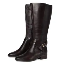 ナチュライザー レディース シューズ ブーツ・レインブーツ Naturalizerena2 Extra Wide Calf Boots Brown Leather ブラウンのサムネイル