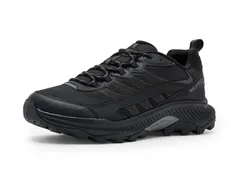 メレル メンズ シューズ ブーツ・レインブーツ Merrell Speed Strike 2 Waterproof Black ブラックのサムネイル