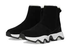 ソレル レディース シューズ ブーツ・レインブーツ SOREL Kinetic Impact Short Boot Waterproof BlackSea Salt ブラックのサムネイル