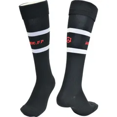 グランデ grande 2ボーダーフットボールソックス フットサルストッキング (gfph21911-0901)、BLK/WHTのサムネイル