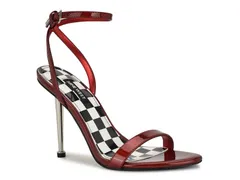 ナインウェスト レディース シューズ サンダル Nine West Reina Sandal Dark Red Synthetic レッドのサムネイル
