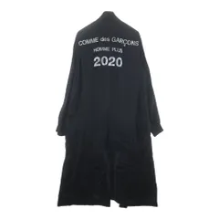 COMME des GARCONS HOMME PLUS (コムデギャルソンオムプリュス) 20SS バックプリント キュプラサテン スタッフコート ブラック PE-J087のサムネイル