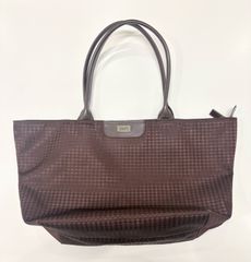 NORMA KAMALI ノルマカマリ 手提げハンドトートバッグブラウン - メルカリ