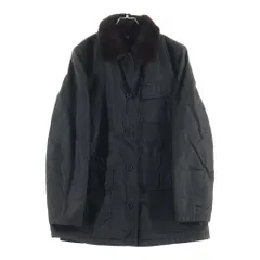 PRADA (プラダ) 襟ミンクファー ナイロンハーフコート ライナー付き ダークグリーンのサムネイル