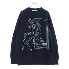 GIVENCHY (ジバンシィ) ×Disney ディズニー バンビ プリント クルーネック スウェット トレーナー ブラック 17Y 7745 491のサムネイル