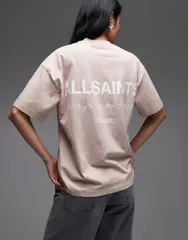 オールセインツ レディース トップス Tシャツ Allsaints underground etta tshirt in blush pink ピンクのサムネイル