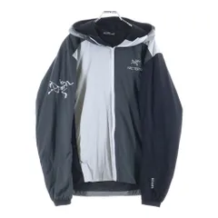 ARC'TERYX (アークテリクス) ×BEAMS ATOM HOODY Wabi-Sabi ビームス アトム フーディー ワビサビ ジップアップ ジャケット ブラック/グレー X000007470のサムネイル