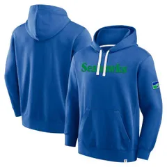 ファナティクス メンズ アウター パーカー・スウェット Mens Fanatics Royal Seattle Seahawks New Horizons Heritage Pullover Hoodのサムネイル