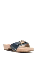 ドクター・ショール レディース シューズ ヒール プラットフォーム サンダル Dr Scholls Original Collection Platform Slide Sandal Navy ネイビのサムネイル
