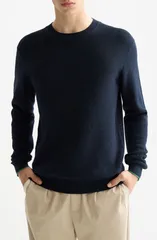 スコッチアンドソーダ メンズ アウター パーカー・スウェット セーター コットン リネン Scotch Soda Linen Cotton Sweater Sky Captainのサムネイル