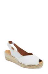 トニーポンズ レディース シューズ サンダル Toni Pons Bernia Espadrille Wedge White Leather ホワイトのサムネイル