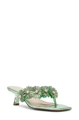 ベッツィジョンソン レディース シューズ ヒール サンダル Betsey Johnson Lesli Kitten Heel Sandal Mint ミントのサムネイル