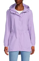ランズエンド レディース アウター ジャケット・ブルゾン コート Lands End Squall Packable Waterproof Raincoat Lilac Petal ライラックのサムネイル