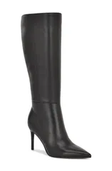 ナインウェスト レディース シューズ ブーツ・レインブーツ Nine West Cook Pointed Toe Knee High Boot Black ブラックのサムネイル