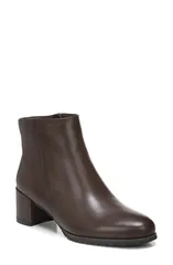 ナチュライザー レディース シューズ ブーツ・レインブーツ Naturalizer Bay Weatherproof Bootie Chocolate Leather チョコレートのサムネイル