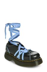 ドクターマーチン レディース シューズ パンプス レース Dr Martens Buzz Ballerina Wraparound Lace Black ブラックのサムネイル
