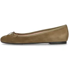 プリティ・バレリーナ レディース シューズ パンプス Pretty Ballerinas Round Toe Ballet Flat Khaki カーキのサムネイル