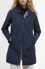バブアー レディース アウター ジャケット・ブルゾン コート Barbour Babbity Reversible Raincoat NavyDress ネイビーのサムネイル