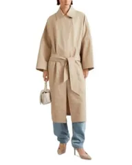 マレーラ レディース アウター コート Marella Mllmandare Deconstructed Trench Coat Naturalのサムネイル