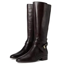 ナチュライザー レディース シューズ ブーツ・レインブーツ Naturalizerena2 Wide Calf Boots Brown Leather ブラウンのサムネイル