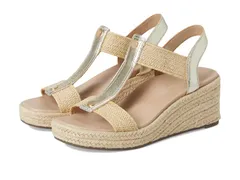 バイオニック レディース シューズ ヒール アンクル VIONIC Calera Ankle Straps Gold Metallic Leather ゴールドのサムネイル