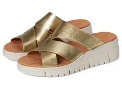 バイオニック レディース シューズ ヒール VIONIC Uptown Sunset Gold Leather ゴールドのサムネイル