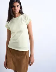 トップショップ レディース トップス Tシャツ Topshop everyday tee in light GREEN グリーンのサムネイル