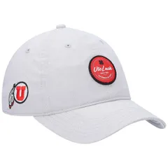 ブラックローバー メンズ アクセサリー 帽子 オックスフォード Black Clover Mens Gray Utah Utes Oxford Circle Adjustable Hat Gray グのサムネイル