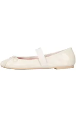 プリティ・バレリーナ レディース シューズ パンプス Pretty Ballerinas Round Toe Sacchetto Ballet Flat White ホワイトのサムネイル