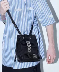 TOGA x Porter / トーガ ポーター シャーリングバッグ 黒のサムネイル