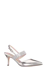 ニナ レディース シューズ ヒール Nina Trista Pointed Toe Slingback Pumplatinoのサムネイル
