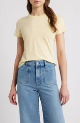 フレーム レディース トップス Tシャツ FRAME The Baby Tee Butterのサムネイル