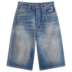 アクネ ストゥディオズ メンズ ボトムス ハーフパンツ・ショーツ ショートパンツ デニム Acne Studios Judda Blue Trafalgar Denim Shorts Mid Blueのサムネイル