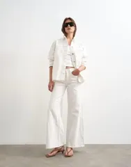 トップショップ レディース アウター ジャケット・ブルゾン デニム Topshop denim worker jacket in bone デニムのサムネイル
