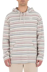ハーレー メンズ アウター パーカー・スウェット Hurley OG Stripe Hooded Poncho Bone ストライプのサムネイル